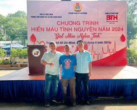Hưởng ứng lời kêu gọi Giọt Máu Nghĩa Tình của Hội Chữ Thập Đỏ Quận 1 Hưởng ứng lời kêu gọi Giọt Máu Nghĩa Tình của Hội Chữ Thập Đỏ Quận 1