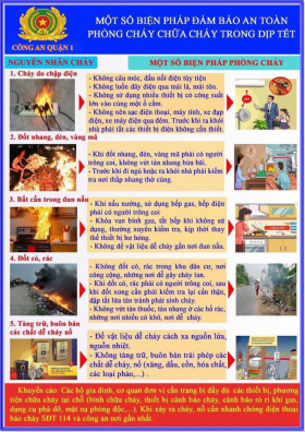 Một số biện pháp đảm bảo an toàn Phòng cháy chữa cháy trong dịp Tết