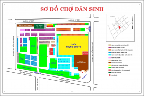 Sơ Đồ Chợ Dân Sinh Quận 1